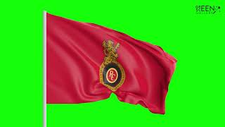 Royal Challengers Bangalore Flag || RC || IPL 2020 || Green Screen Gallery || Free To Use || HD