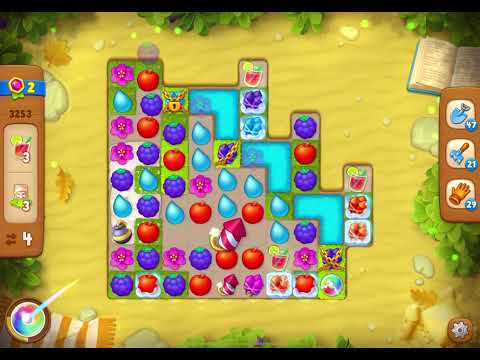 GardenScapes Level 3253 no boosters (13 moves)
