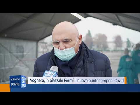 Voghera, in piazzale Fermi il nuovo punto tamponi 'drive through'
