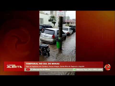 Temporal com granizo causa alagamentos e transtornos na região