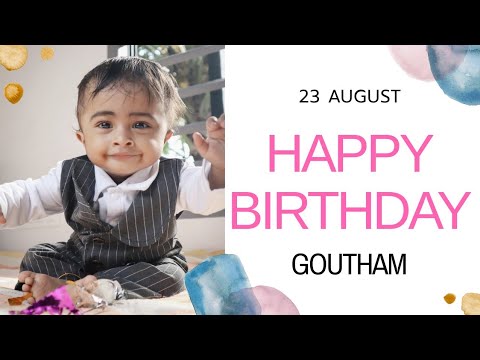 Happy Birthday Goutham