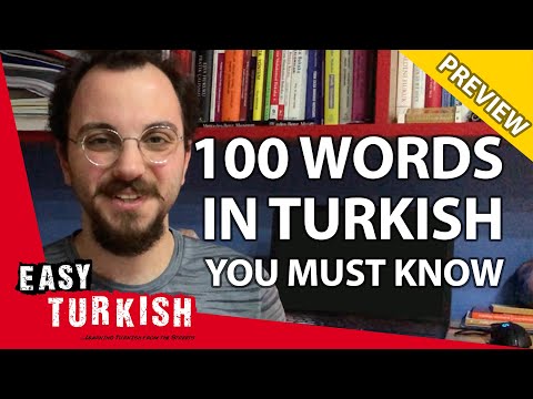 100 words you must know in Turkish (PREVIEW) | Super Easy Turkish 8