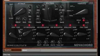 Video thumbnail for Novachord 2039 Kontakt Player Vintage Synth Tutorial by Soniccouture