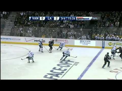 Vancouver Canucks @ Los Angeles Kings Highlights 10/16/10