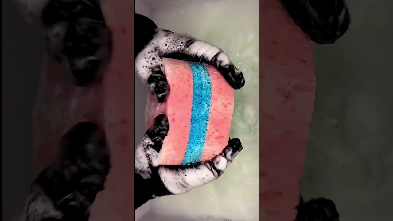 STACKED SQUEEZES ✨ #sponge #squeeze #relax