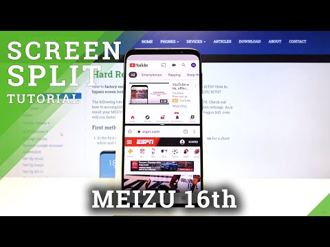 How to Enter Split Screen in Meizu 16th – Create Dual Screen