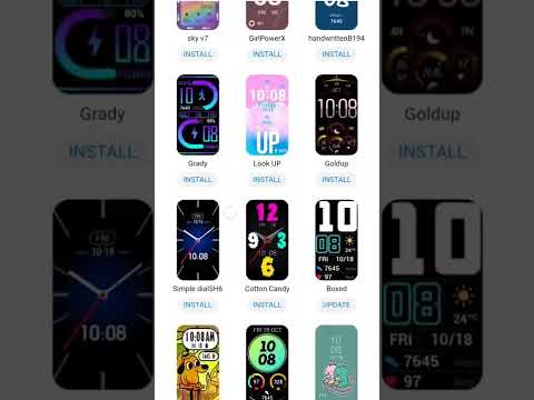 Watch Faces in gallery of Huawei Honor Band 6