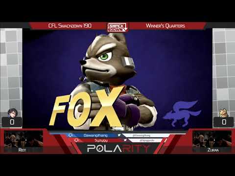 CFL Smackdown 190 Smash 4 - Riot (Bayonetta) vs Zurak (Fox) - Winners Quarters