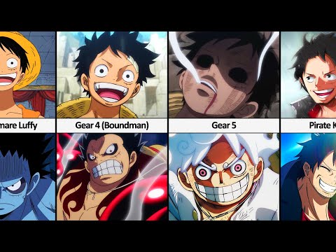 All Forms of Monkey D. Luffy | One Piece