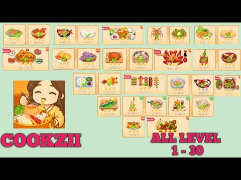 Cozy Cooking ASMR – All Levels 1-30 | Cookzii Full Gameplay Walkthrough - YouTube