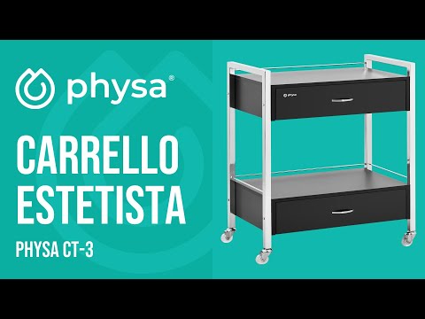 Video - Carrello estetista - 2 cassetti - 62 x 38 x 86.5 cm
