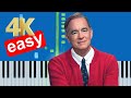 A Beautiful Day In The Neighborhood Slow Easy Beginner Piano Tutorial 4K