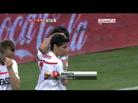 Sevilla FC 1 X 0 Real Zaragoza   Perotti