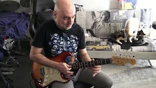 Video thumbnail for Fender Stratocaster US with EMG DG20 pickups by thibderob