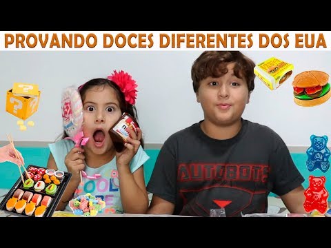 PROVANDO DOCES DIFERENTE DOS ESTADOS UNIDOS