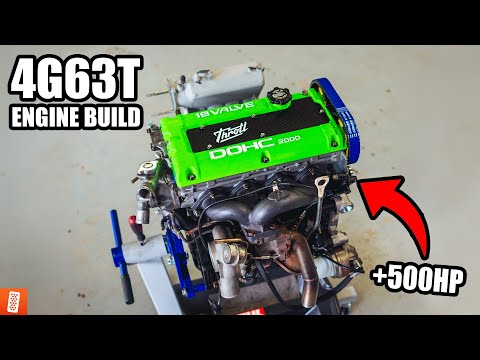 1998 Mitsubishi Eclipse (GSX) 4G63T +500 HP Engine Assembly - Start to Finish