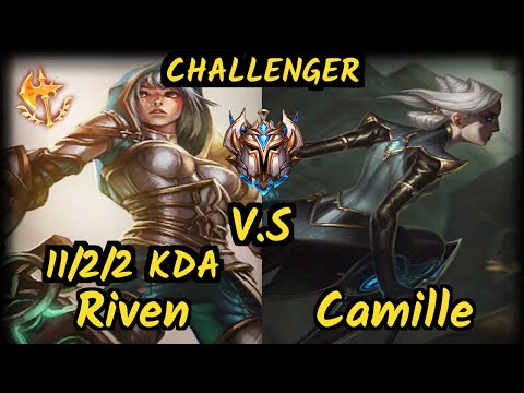 HL Name (RIVEN) vs CAMILLE - 11/2/2 KDA TOP CHALLENGER GAMEPLAY - BR