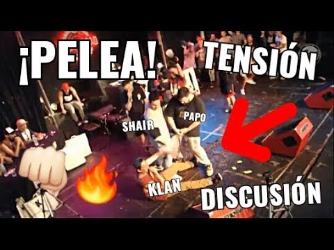 PELEA - PAPO DTOKE VS. KLAN SHAIR (Tensión y discusión)