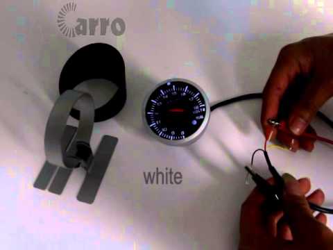 Universal DEFI advance cr gauge meter for volt ,how to installd