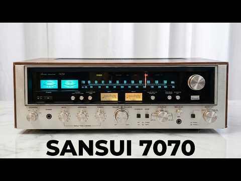 🎶✨ Sansui 7070 Vintage Stereo Receiver w/ Original Wood Case — Serviced, LED Dial, FM Aligned, Bench Tested image 26