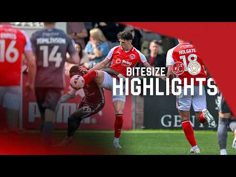 FC Fleetwood Town 1-1 FC MK Milton Keynes Dons