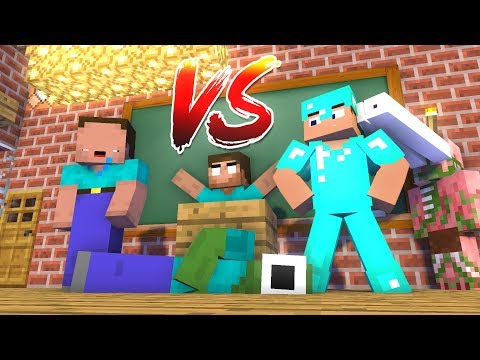 Monster School : NOOB vs PRO Challenge - Minecraft Animation