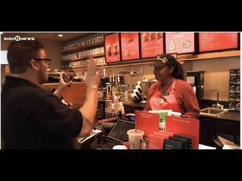 Starbucks signing store through the eyes of a first timer (ASL - 11.14.19)