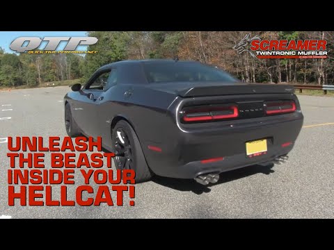 QTP 2015+ Dodge Challenger Hellcat Screamer Exhaust System