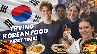 미국 십대들이 한국 음식을 처음 먹어봤어요 🇰🇷 솔직한 반응과 평가