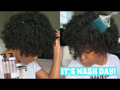 IT'S WASH DAY! *NATURAL HAIR* | FT. CAROL'S DAUGHTER...