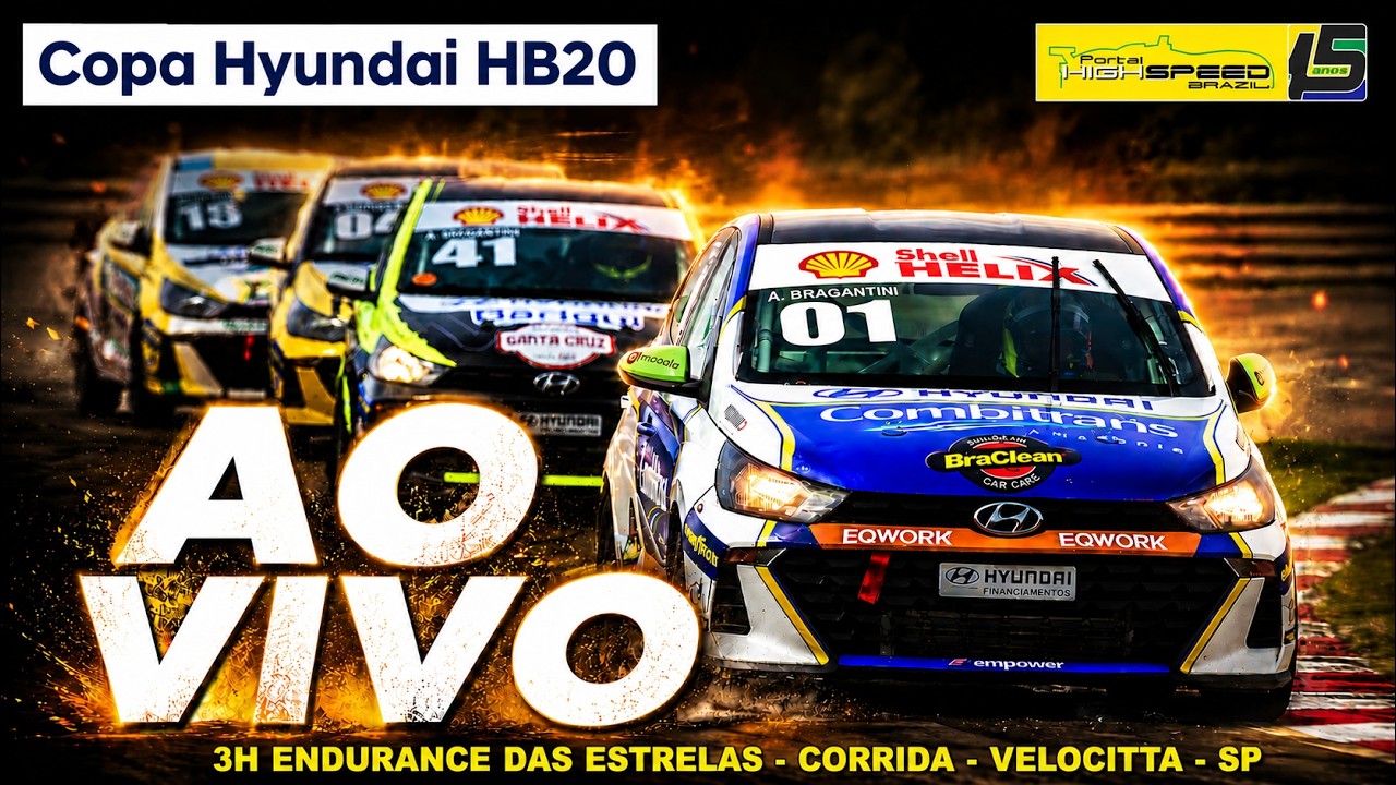 🔴 COPA HYUNDAI HB20 | Endurance das Estrelas | Mogi Guacú (SP) | Ao Vivo