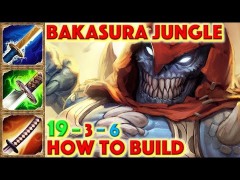 SMITE HOW TO BUILD BAKASURA - Bakasura Jungle Build + Bakasura Conquest Gameplay + Bakasura Guide