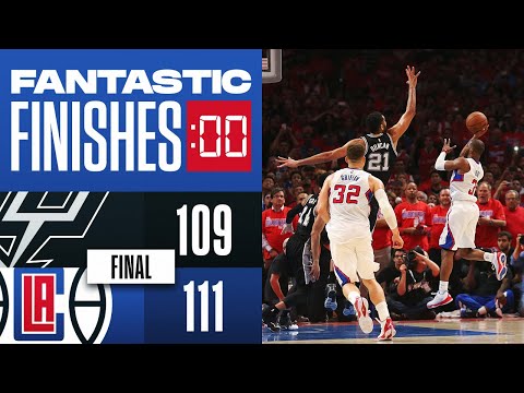 Final 2:23 WILD ENDING Spurs vs Clippers 2015 Playoffs 🔥🔥