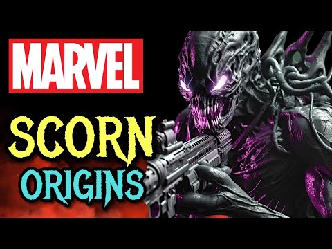 Scorn Origin - This Dangerous Child Of Carnage Is A Cybernetic Symbiote, Who Can Create Any Firearm