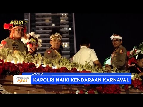 POLRI RAMAIKAN KARNAVAL KEMERDEKAAN HUT KE-80 RI