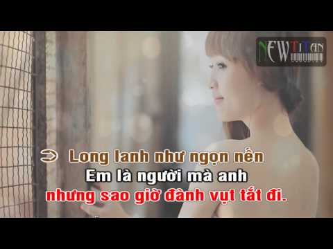 [Karaoke] Ngọn nến trước gió - Emily