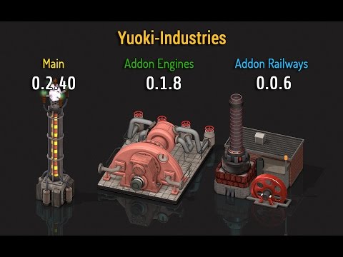 Factorio - Changes Yuoki Industries 0.2.40, YI-Engines 0.1.8, YI-Railways 0.0.6
