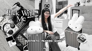 PACK WITH ME (for the beach) 🐚: Ultimate Aesthetic Packing Guide, OOTDs, + New Vlogging Camera