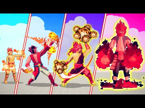 EVOLUTION OF FIRE MASTER ( ALL FORM ) | TABS - Totally Accurate Battle Simulator