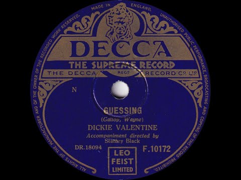 Dickie Valentine - Guessing