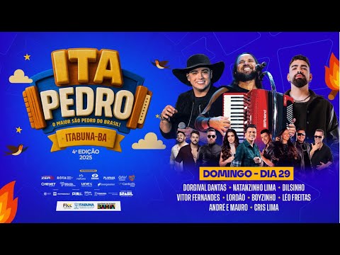 ITAPEDRO 2025 | 4º DIA - 29/06/2025 - ITABUNA/BA - TRANSMISSÃO OFICIAL