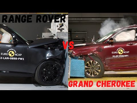 2023 Jeep Grand Cherokee VS 2023 Range Rover - The Crash Test!!!!