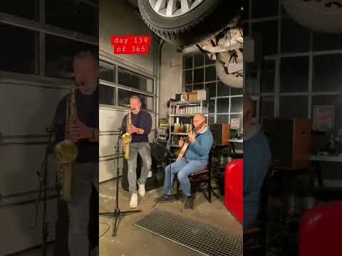 Day 139 of 365🔺365 Jazz Garage 🔺 feat. Daniel Küffer (Saxophone) & Dani Solimine (Guitar) 🔺