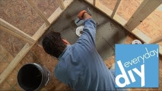 How to Install a Tileable Shower Base -- Buildipedia DIY