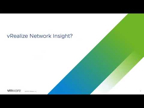 September 2020 VMware TAM Customer Webinar - vRealize Network Insight