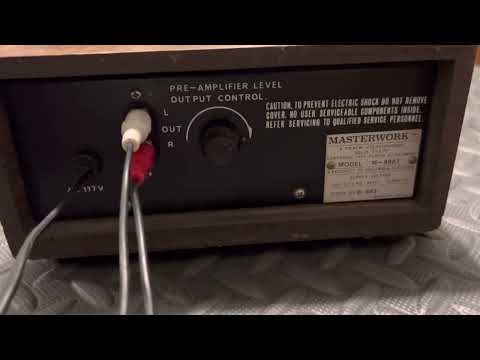 Masterwork M-8003 Vintage 8 Track tape deck | Reverb