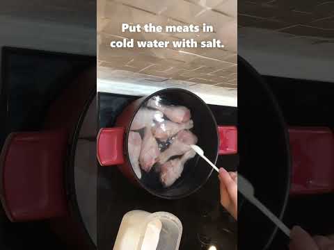 Remove fishy odor from meat#cooking