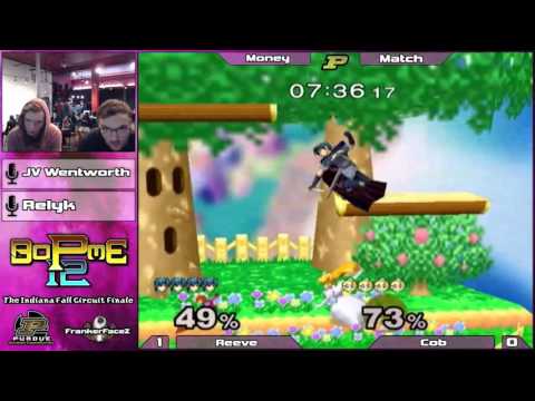 BoPME 12 Melee - Reeve (Marth) vs. Cob (Peach) Bo5 Money Match