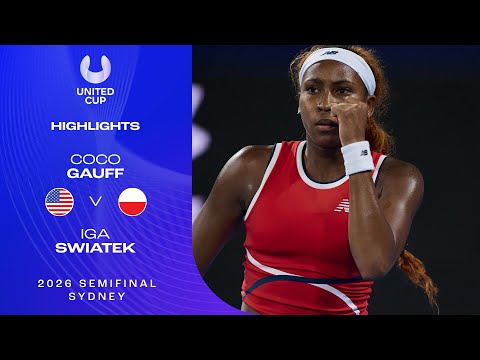 Coco Gauff v Iga Swiatek Highlights | United Cup 2026 Semifinal