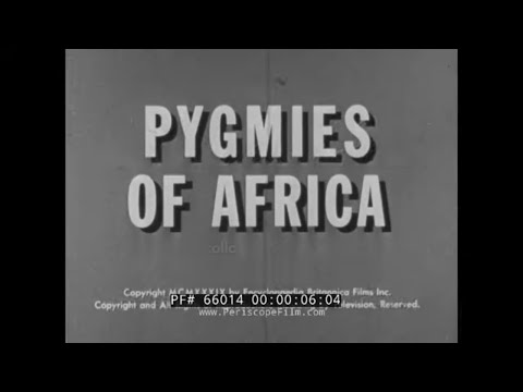 “PYGMIES OF AFRICA” 1939 MBUTI PEOPLE   CENTRAL AFRICA  / CONGO   PYGMY DOCUMENTARY 66014